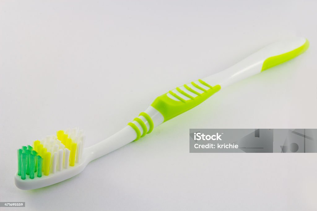 Verde Spazzolino da denti - Foto stock royalty-free di Colore verde