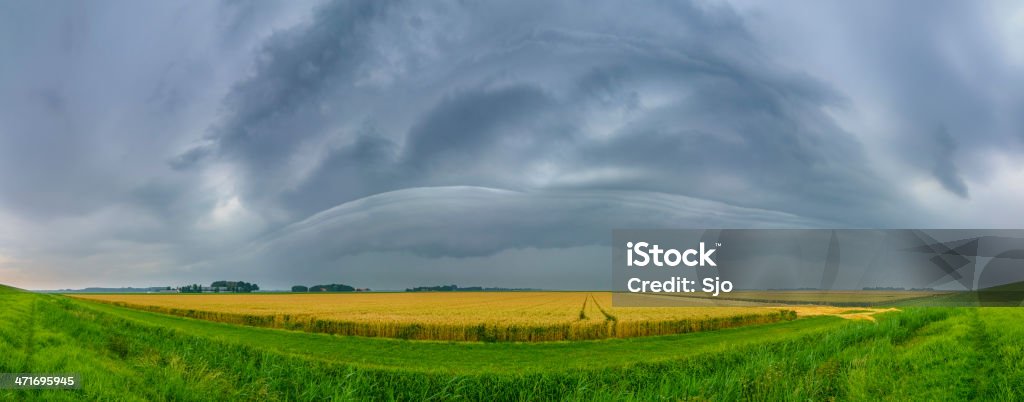 Sommer-Storm - Lizenzfrei Agrarbetrieb Stock-Foto