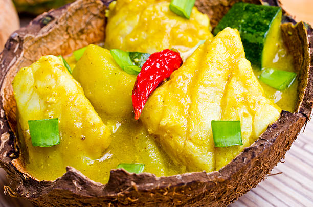 istock Fish curry with potatoes and zucchini 471696701