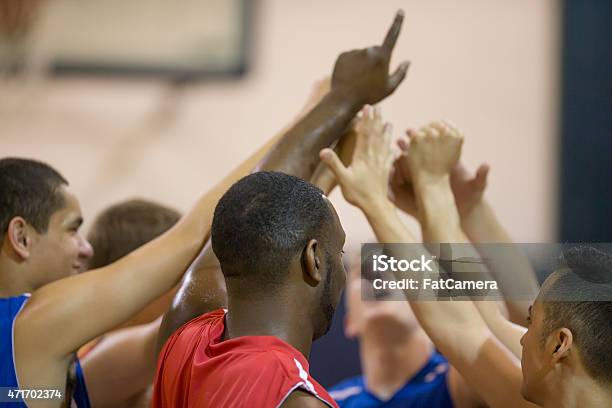 Basketball Stock Photo - Download Image Now - Cheering, School Gymnasium, Teenager