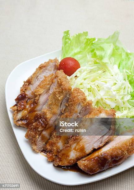 Photo libre de droit de Cuisine Japonaise Katsu De Poulet banque d'images et plus d'images libres de droit de Aliment - Aliment, Aliment frit, Aliments et boissons