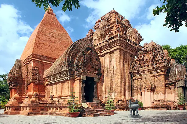 Towers were built by the Cham civilization. Thap ba Ponagar. Nha Trang, Vietnam
