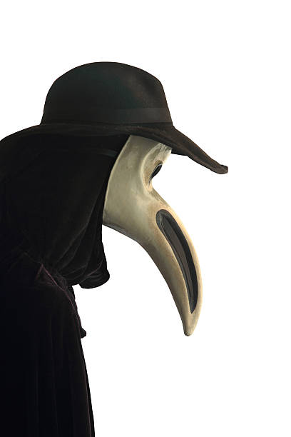 istock Carnival bird mask isolated on white background 471703449