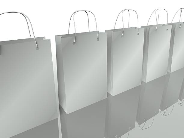 istock Shopping bags row, background 471703713