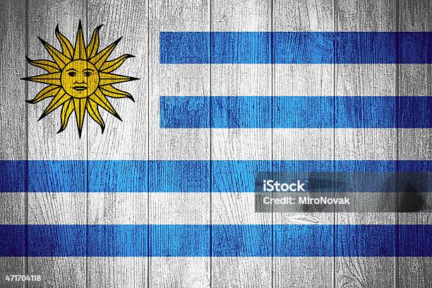 Uruguay Flag Stock Photo - Download Image Now - 2015, American Culture, Flag