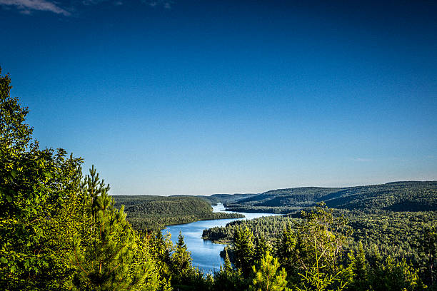Wapizagonke Lake in La Mauricie National Park, Quebec, Canada.