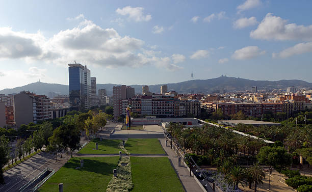 istock Park of Barcelona city 471705249