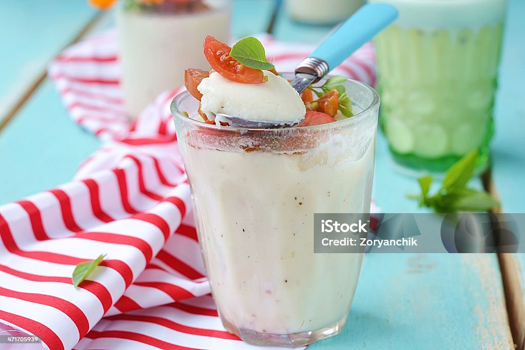 Cavolfiore panna cotta - Foto stock royalty-free di Antipasto