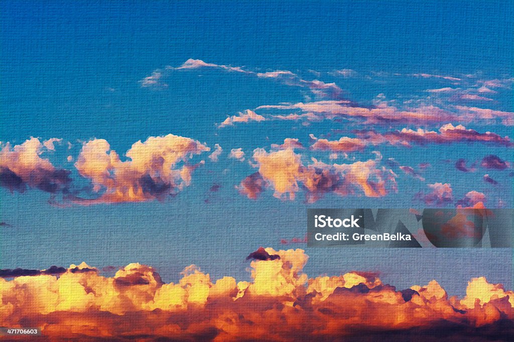 Painted niebo - Zbiór zdjęć royalty-free (Abstrakcja)