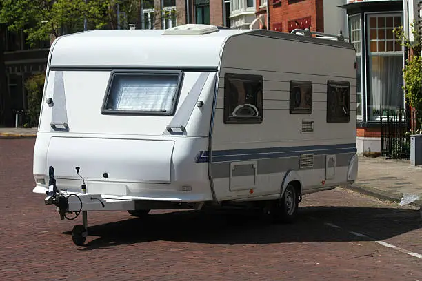 A middle size tour caravan