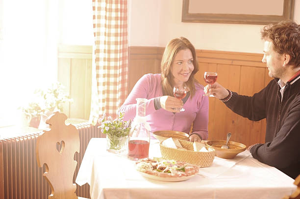 istock Couple enjoying a tasty lunch 471707404