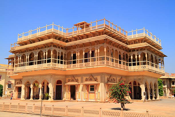городской дворец - jaipur city palace стоковые фото и изображения