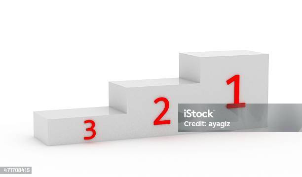 Siegerpodest Stockfoto und mehr Bilder von Digital generiert - Digital generiert, Dreidimensional, Erfolg