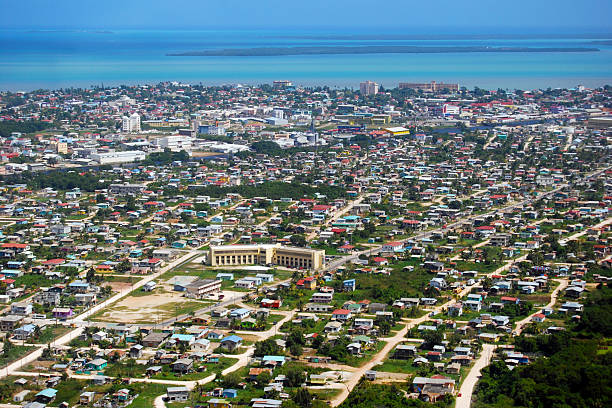 istock Belize City aerial photo 471708974