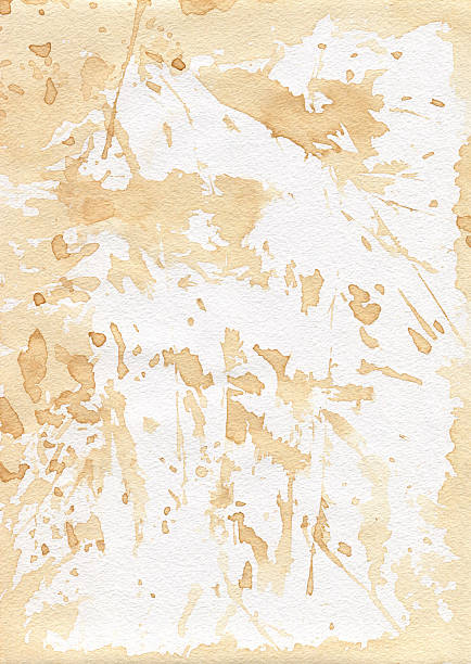 istock Old shabby paper. Drenched tea. Spots. 471709063