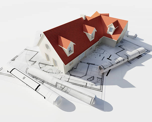 istock House on top of blueprints 471709474