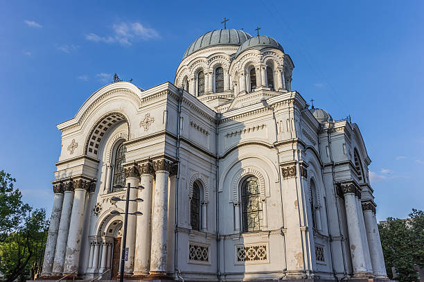 istock St. Michael the Archangel church in Kaunas, Lithuania 471710599