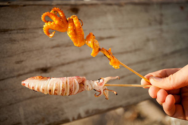 istock Thai skewer seafood barbeque 471710738