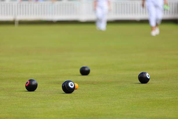 istock Ladies playing lawn bowls 471711669