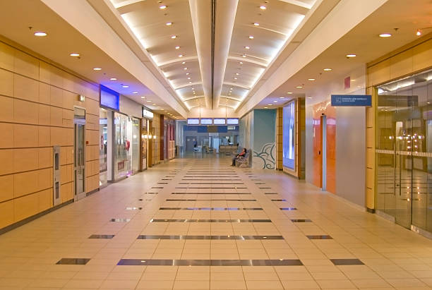 istock Modern interior. Corridor in airport. 471711765