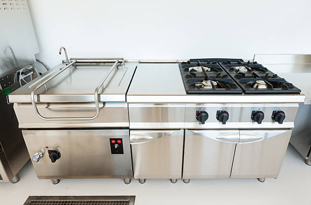istock Professional kitchen, gas cooker 471711815