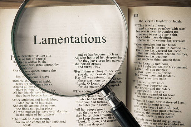 istock the book Lamentations Reading The New International Version 471712402