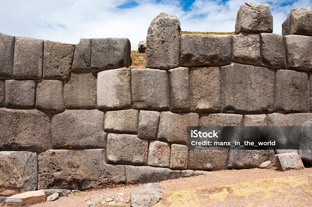 Walls At Saksaywaman Peru Stock Photo - Download Image Now - 2015 ...