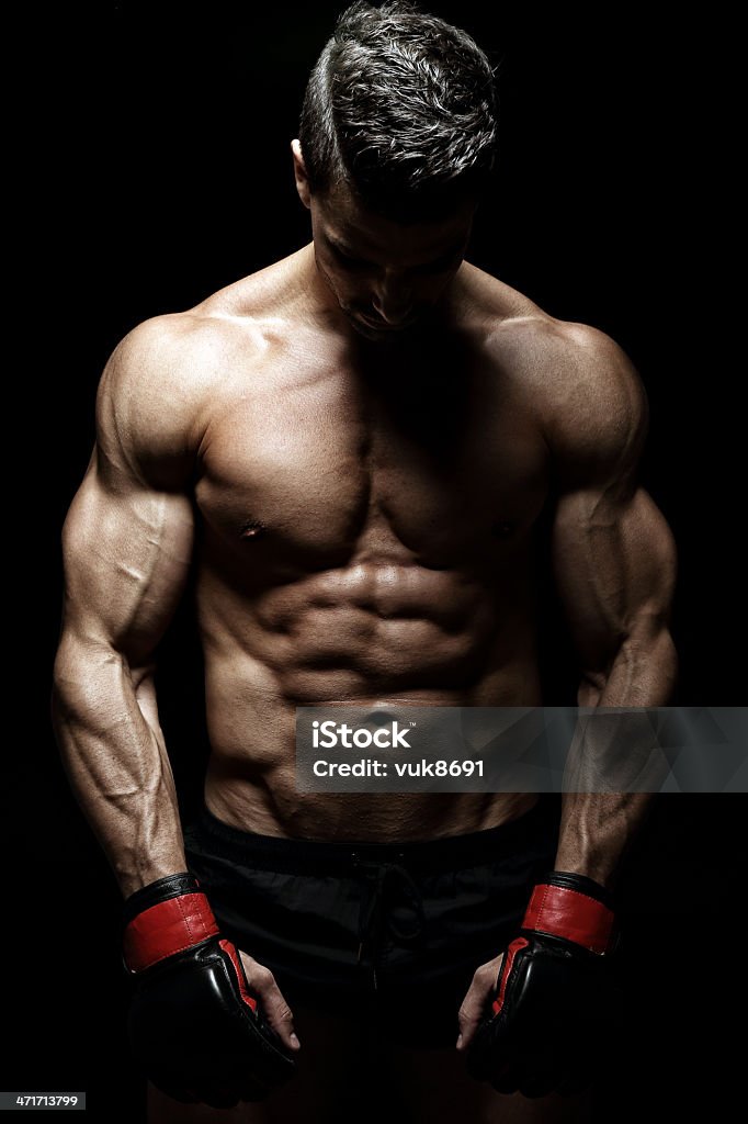 Poderoso fighter - Royalty-free Homens Foto de stock