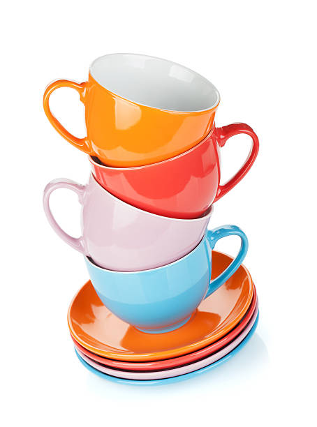 istock Set of colorful cups 471714537