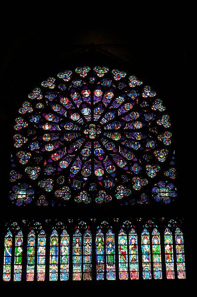 istock Notre Dame stained-glass window 471716906