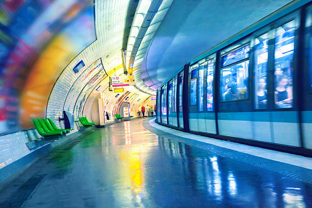 Metro station in Paris Metro station in Paris paris metro sign stock pictures, royalty-free photos & images