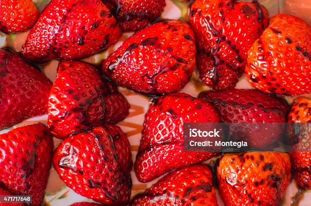 Strawberries With Vinegar Stock Photo - Download Image Now - Balsamic Vinegar, Strawberry, Vinegar
