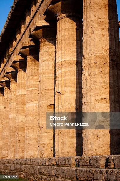 Griechische Antiken Säulen Der Heratempel In Paestum Italien Stockfoto und mehr Bilder von Alt