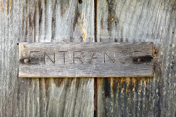 istock Vintage Entrance Sign 471721305