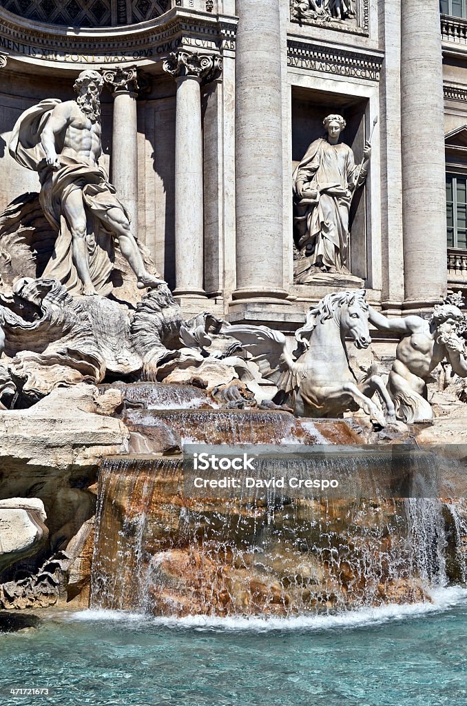 Fontana di Trevi - Foto de stock de Acueducto libre de derechos