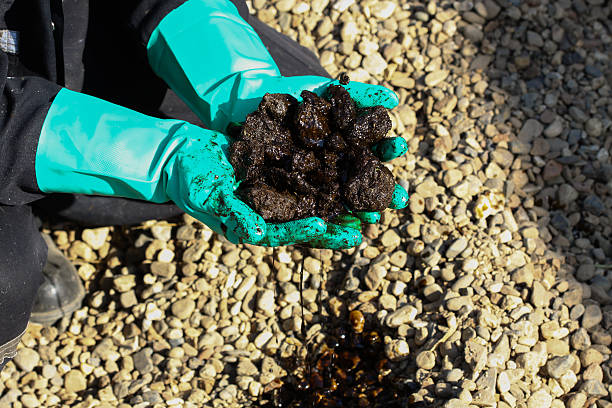 istock Oil sands development from an oil drilling district. 471722274