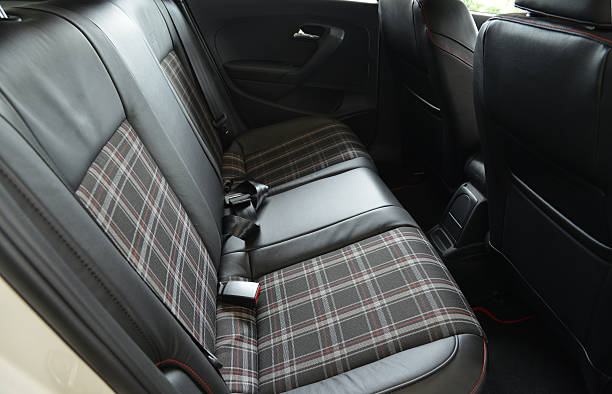 istock Interior of a modern car, back seats 471723441