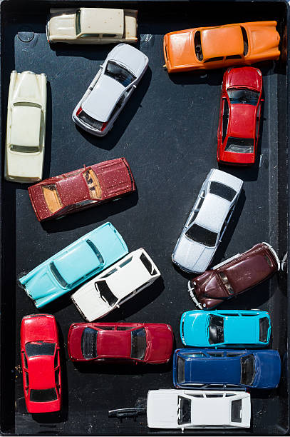 istock Toy cars in a black box 471726769