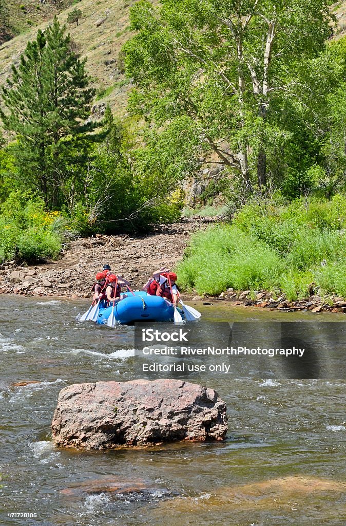 Rafting en eau vive, dans le Colorado - Photo de Activité libre de droits