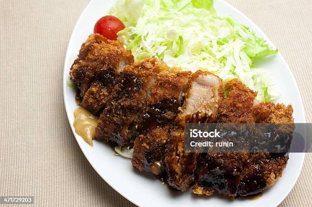 Cucina Giapponese Tonkatsu - Fotografie stock e altre immagini di Alimentazione sana - Alimentazione sana, Brunch, Carne