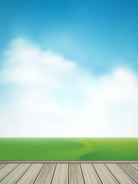 istock table of wood and rural landscape 471732776