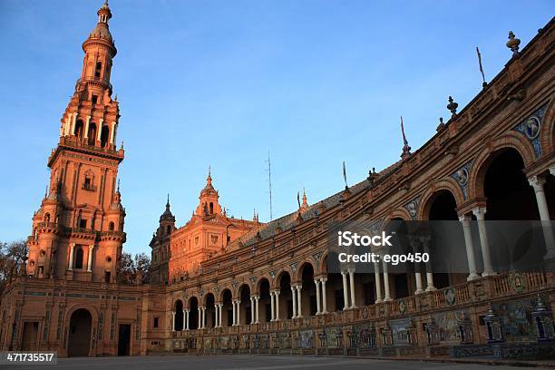 Plaza De Espana Stockfoto und mehr Bilder von Andalusien - Andalusien, Architektur, Außenaufnahme von Gebäuden