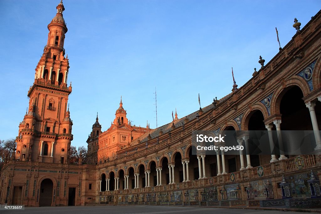 Plaza de Espana - Zbiór zdjęć royalty-free (Andaluzja)