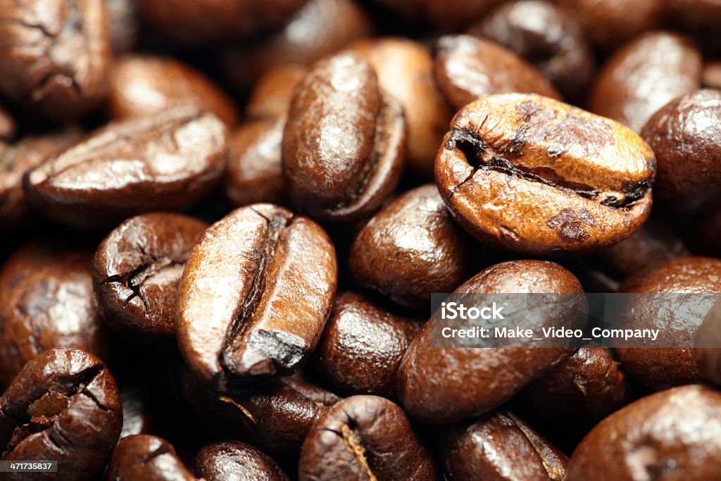 Grains de café frais - Photo de Agriculture libre de droits