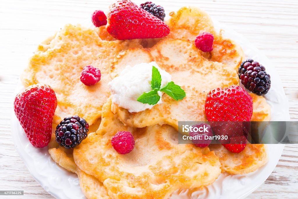 Pancake Pancake. Crepes With BerriesPancake. Crepes With BerriesPancake. Crepes With BerriesPancake American Culture Stock Photo