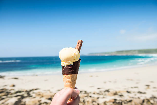 istock Ice Cream at Sennen Cove, Cornwall 471736323