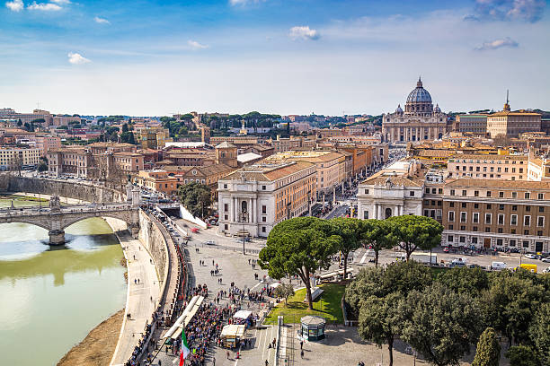 istock Skyline of Rome, beautiful cityscape 471736422