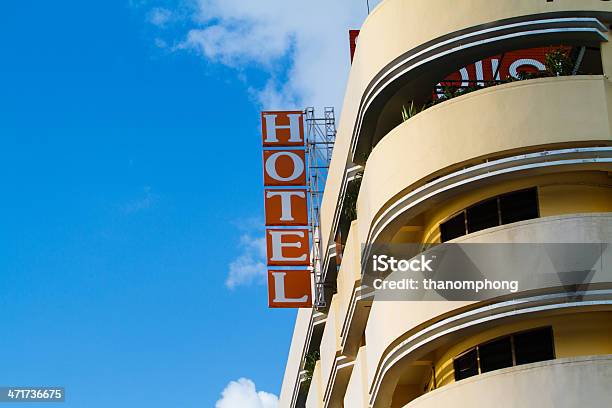 Hotelschild Stockfoto und mehr Bilder von Blau - Blau, Fotografie, Geschäftsleben