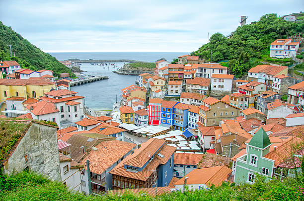 istock Panoramic view of Cudillero, Spain 471736893