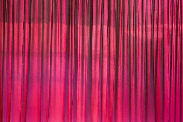 istock Red Theater curtain 471737047
